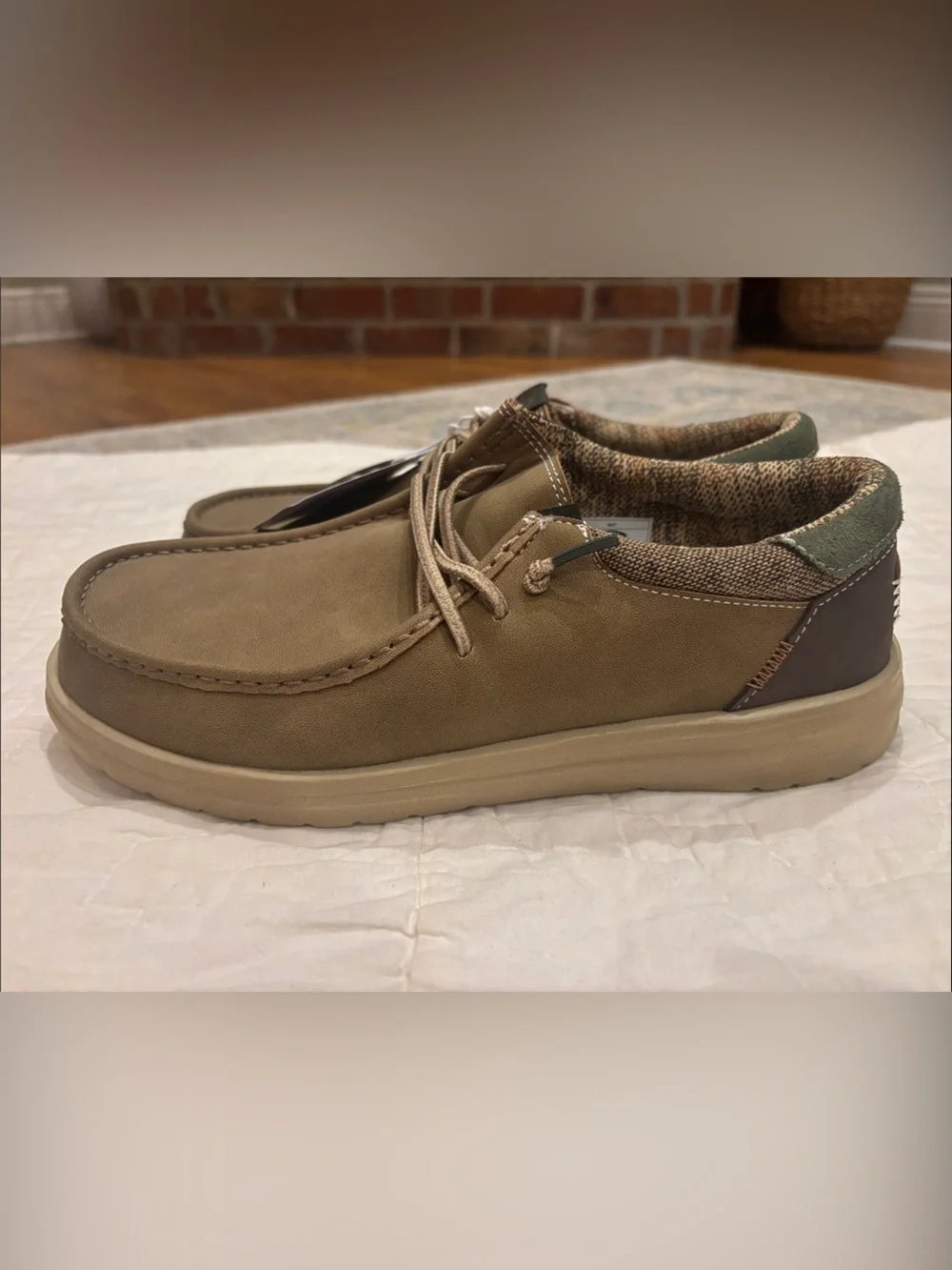 Men’s HeyDude Brown, Paul Style Brand New